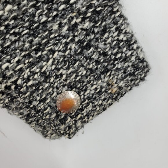 Lauren Ralph Lauren Black Tweed Look Women's Zip Up Jacket Size Small - Picture 5 of 8